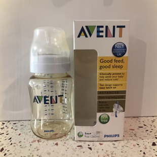 飞利浦新安怡新生婴儿宝宝宽口径自然顺畅PES奶瓶防胀气专用奶嘴