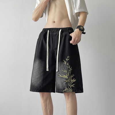 男士宽松牛仔裤夏季新款