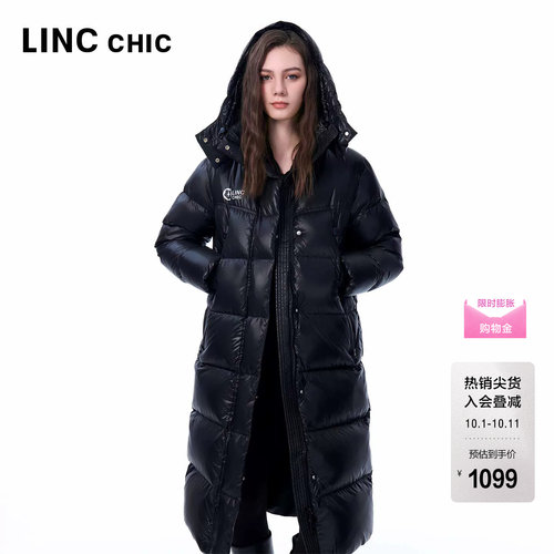 女士加厚长款面包羽绒服