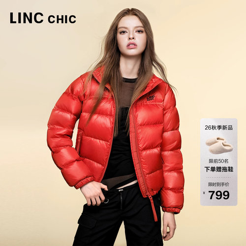 潮酷多色短款面包羽绒服