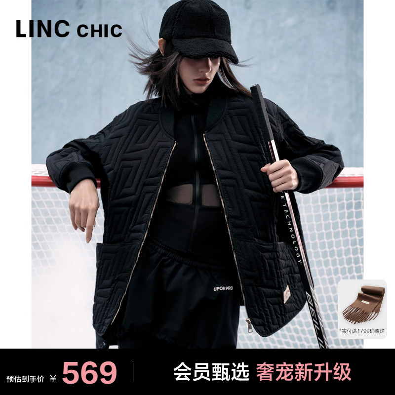 LINC绗缝轻薄时髦奶奶衫