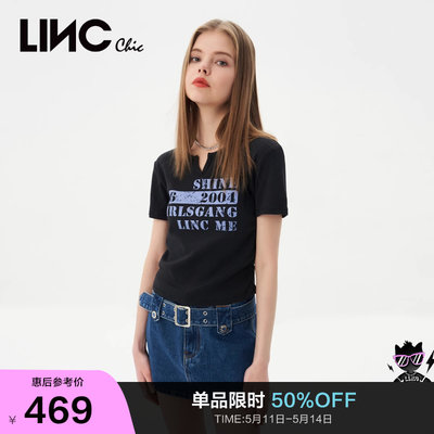 LINC金羽杰LINCCHIC牛仔裙半身裙