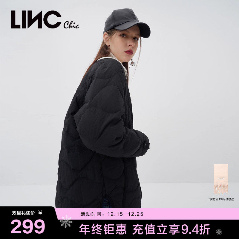 LINC金羽杰棉感轻暖羽绒服