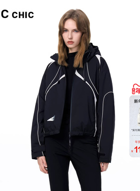 LINCCHIC金羽杰春季新款羽绒服女机能感轻薄羽绒外套上衣1510B