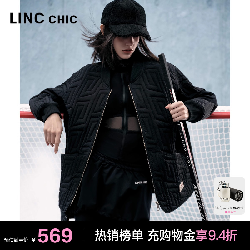 LINC绗缝轻薄时髦奶奶衫