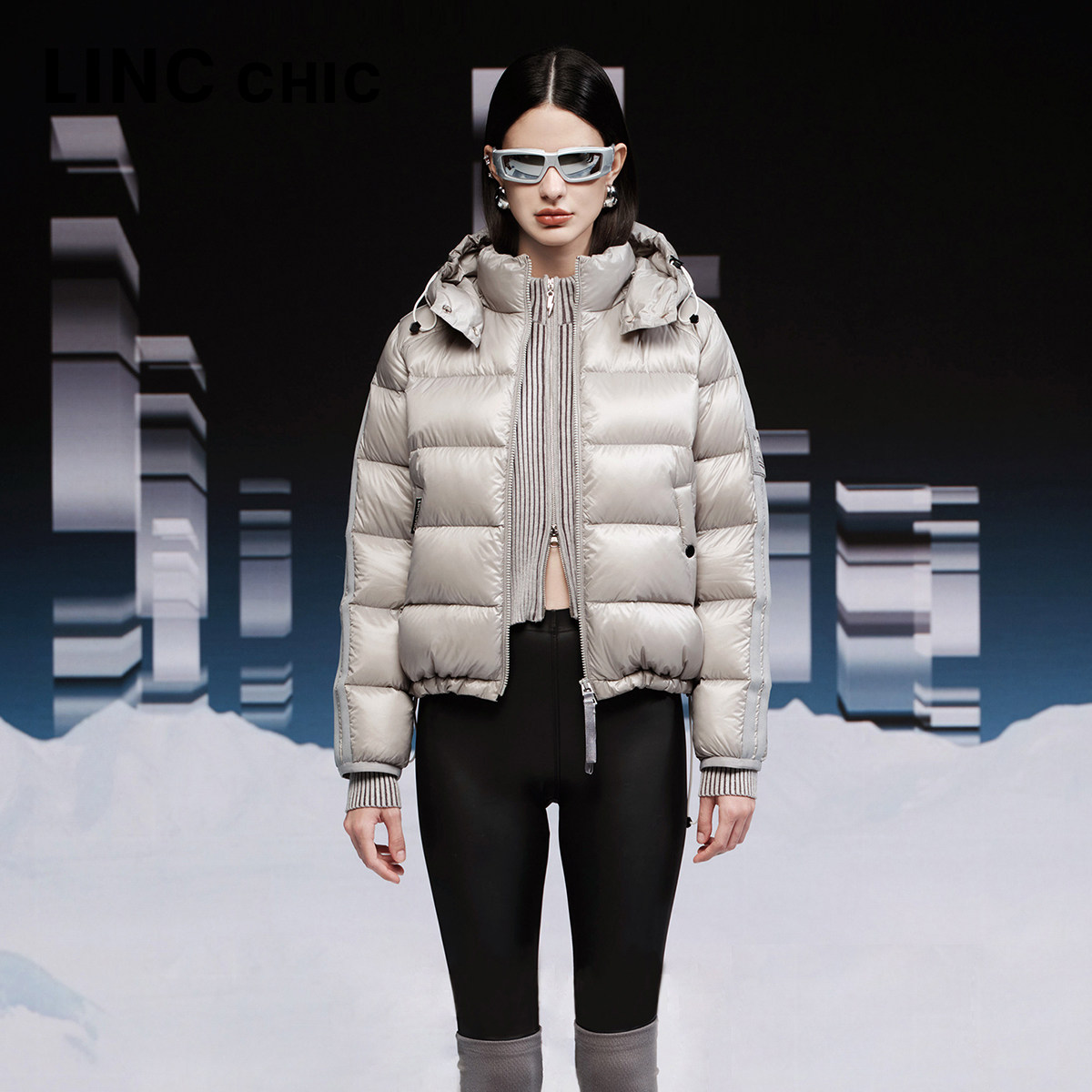 【明星同款】LINC金羽杰短款轻薄羽绒服女新款面包羽绒服外套女,女装/女士精品,羽绒服,淘宝优惠券,粉丝福利购,淘宝优惠卷