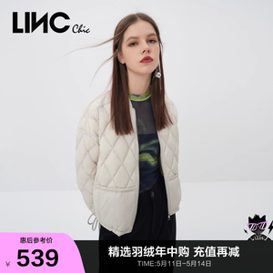 LINCCHIC金羽杰羽绒服女简约短款轻薄羽绒服女冬季外套Y22801363