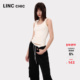 LINC金羽杰针织背心吊带上衣浪漫芭蕾感针织吊带背心女内搭可外穿