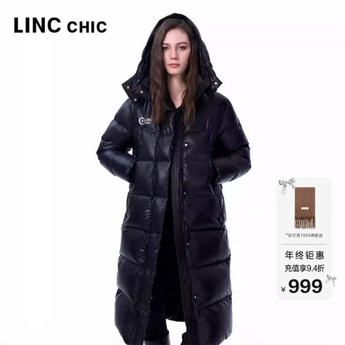 女士加厚长款面包羽绒服
