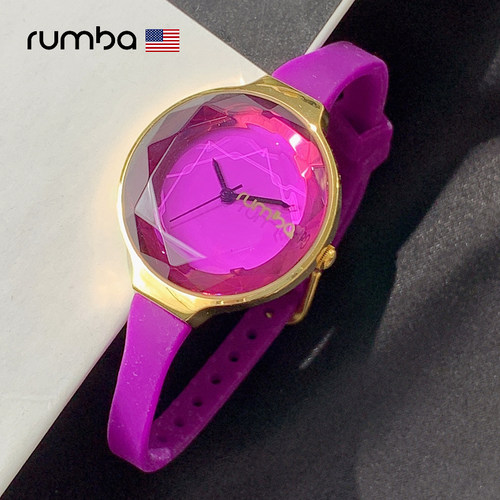 rumbatime原装美国正品超薄石英女士手表正品韩国潮流时尚腕表