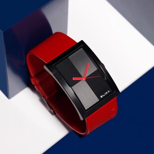 Elixa艾莉诗瑞士小众品牌大表盘女表名牌防水方表长方形手表女