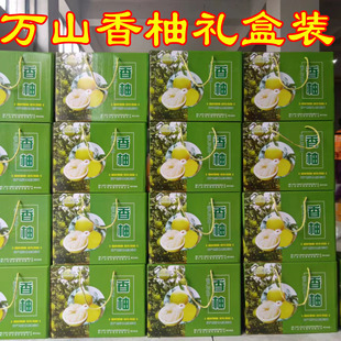 铜仁万山香柚礼盒装9斤 送礼白心小柚子脆甜爆汁微酸微苦当季水果