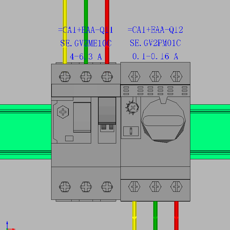 EPLAN施耐德电动机断路器GV2ME/2PM/3P原理图2D3D宏edz部件库元件-封面