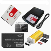 W290 W270 W210 W300W230相机电池 8G内存卡 适用 充电器 索尼DSC