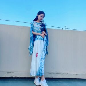 一澈扎染原创设计手工植物蓝染文艺新中式飘逸仙气蝙蝠衫宽松衬衫