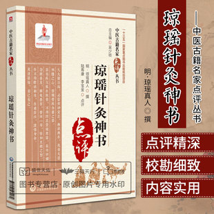 琼瑶针灸神书 中医古籍名家点评丛书 中医学 络脉传注周流不息论手足阴阳流注琼瑶辨十二经水火分治法针灸 中国医药科技出版社