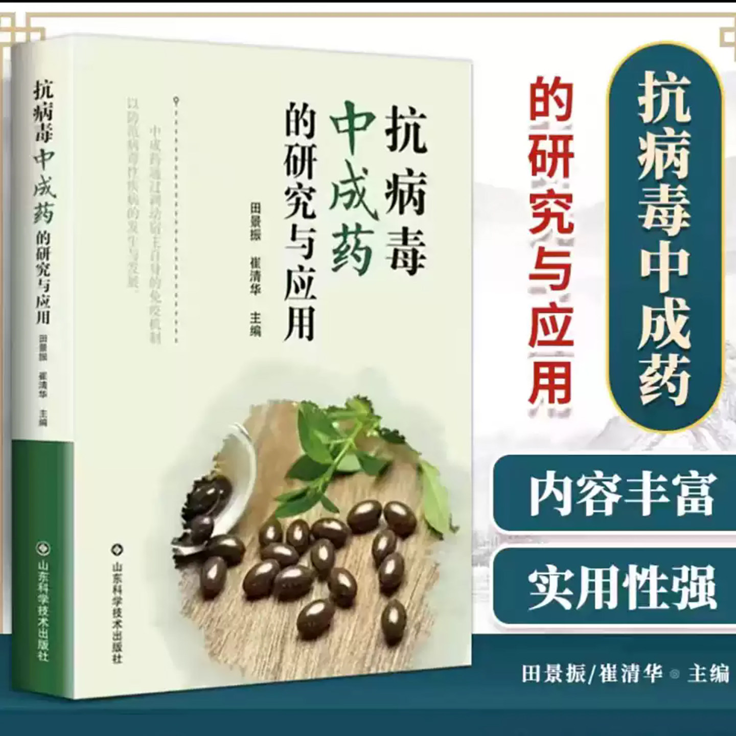 wf 抗病毒中成药的研究与应用 田景振 崔清华 调动自身免疫机制 中成药处方临床中医医师手册参考教材教程书