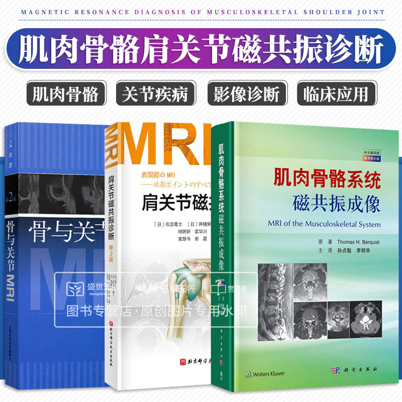 骨与关节mri 第2版 肌肉骨骼系统磁共振成像 中文翻译版 原书第6版 肩