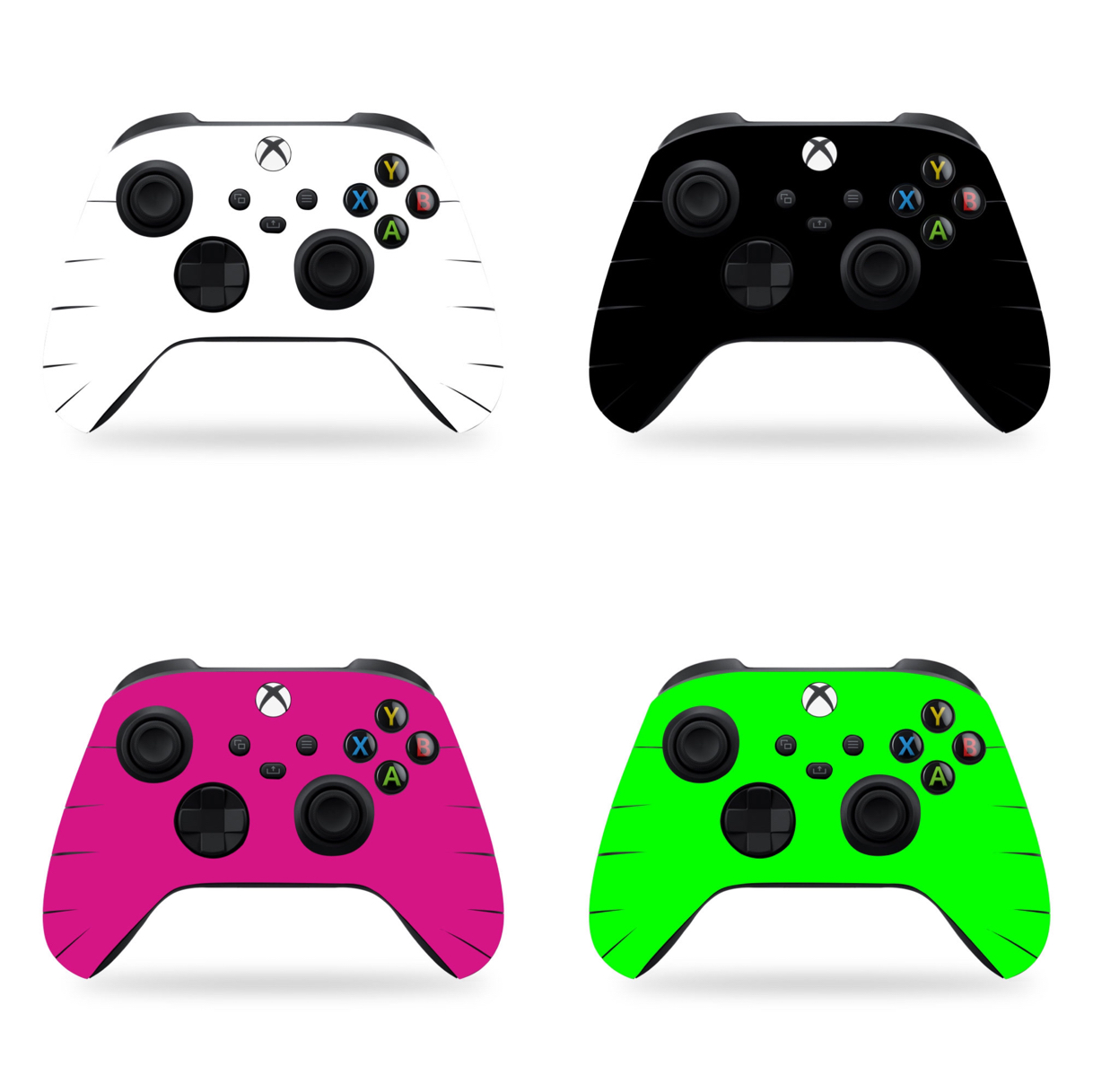 适用于微软xbox series全包手柄贴纸xbox series全包手柄纯色贴膜