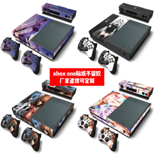 微软Xbox one 游戏机痛贴Xbox one贴纸Xboxone动漫美少女可定制