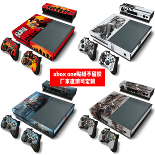 微软Xbox one贴纸Xboxone游戏机贴膜Xbox one火爆游戏贴纸可定制