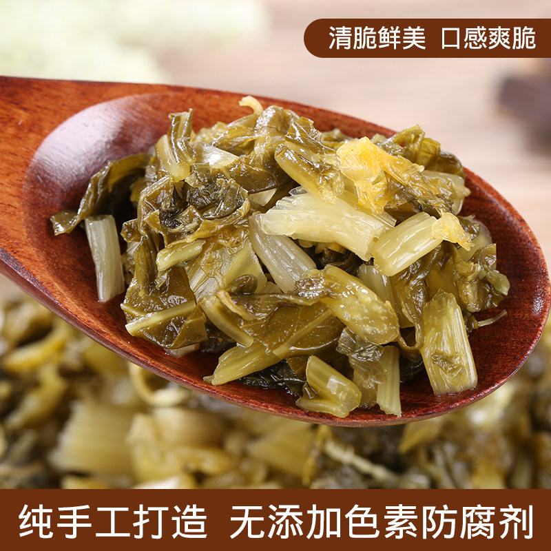 清水湾纯手工雪菜咸菜正宗腌制图片
