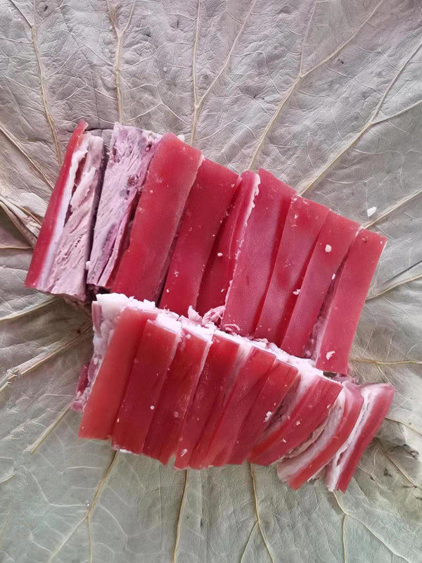 东阳特产鲜熟上卢白切羊肉红皮羊排带皮带骨头500克