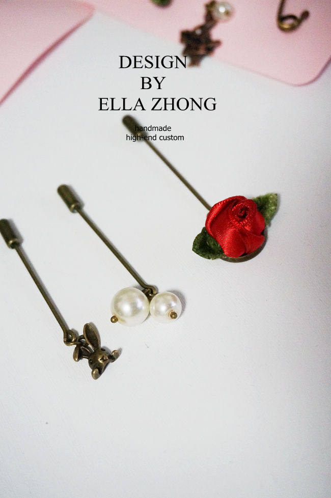Broche femme ELLA ZHONG en Matériau mixte - Ref 1176730 Image 3