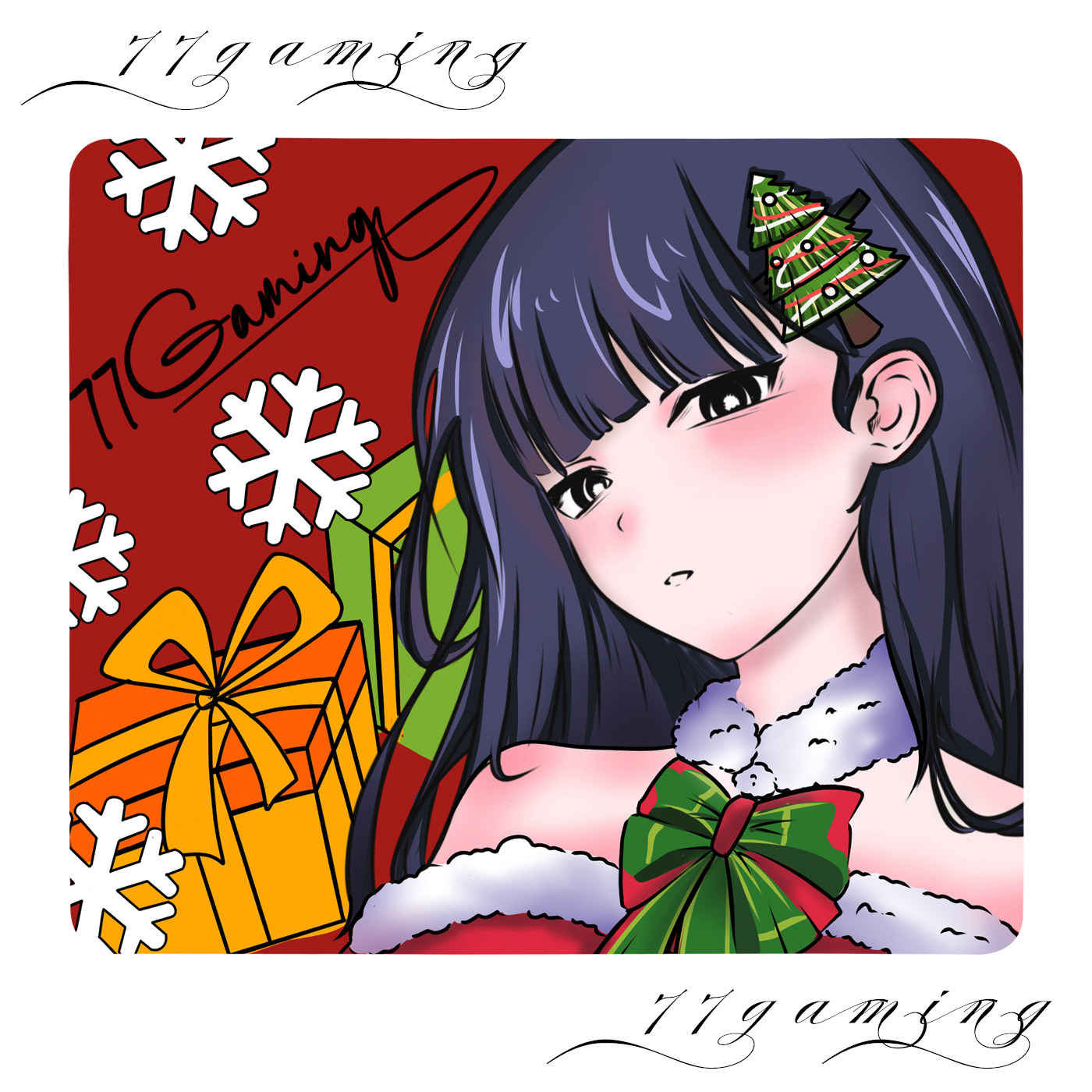 77gaming类雅典娜细面中性偏涩电竞游戏FPS专用超大顺滑鼠标垫