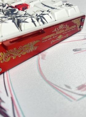 巴洛克通用键盘Made68系列侧板贴纸Made68ultramade68pro装饰贴纸