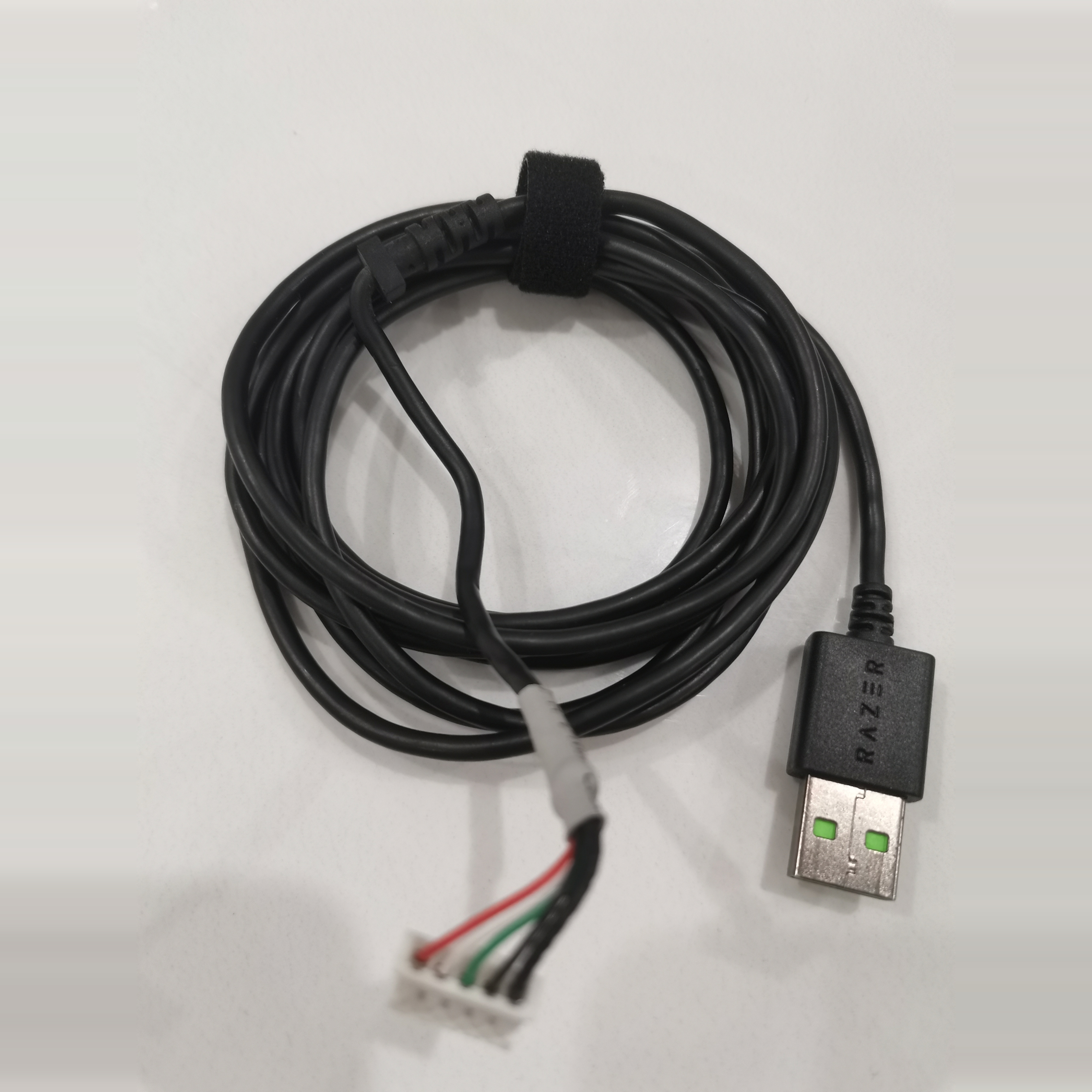 雷蛇炼狱蝰蛇6400dpi标准版型号 rz01-03850 原装线 二手拆机线材