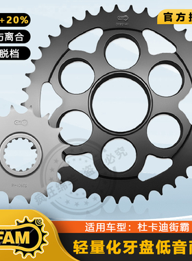 AFAM摩托车链条链轮大 小 牙盘 适用 杜卡迪街霸Streetfighter V4