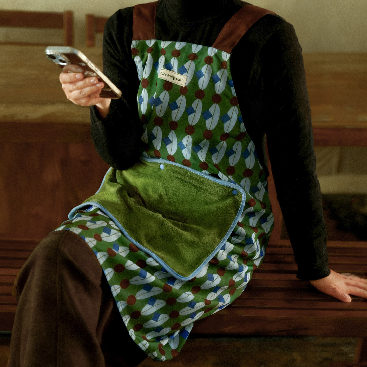 复古围裙厨房家用可擦手拆卸2025新款做饭女免系带防泼水油高级感,家庭/个人清洁工具,围裙,淘宝优惠券,粉丝福利购,淘宝优惠卷