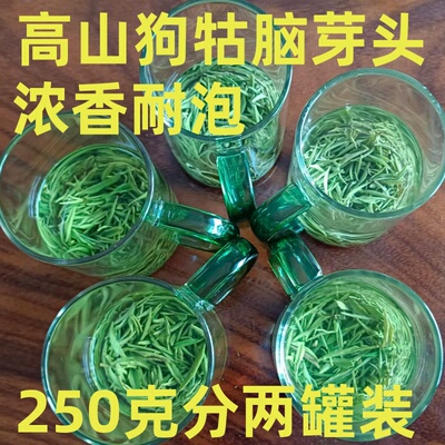2025新茶芽头狗牯脑茶叶江西遂川春茶贡品特级芽250克送罐礼盒装