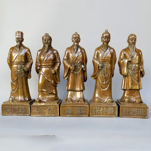 医生礼品家居摆件铜中医馆摆件