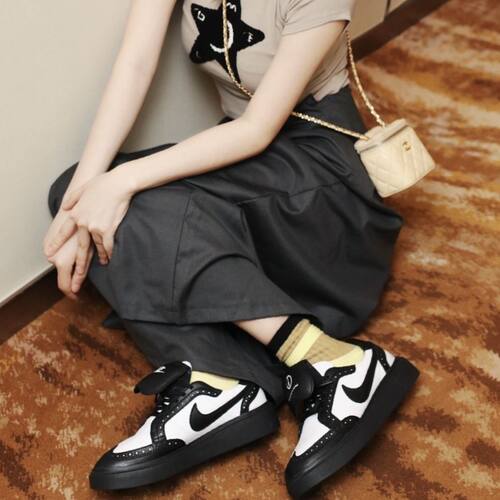 NiKE正品 男女同款 小雏菊 权志龙4.0熊猫小众休闲板鞋DH2482-101