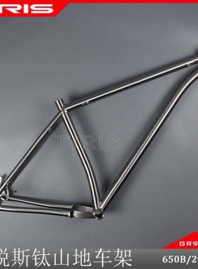 TIRIS泰锐斯GR9钛合金MT5车架经典钛车架长途旅行公路山地碎石车