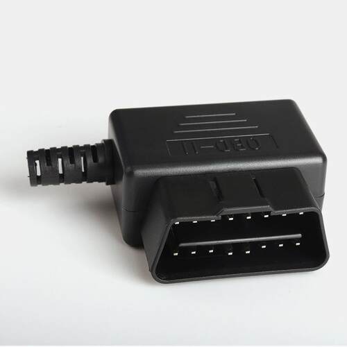 汽车OBD2  16pin公头 暗卡扣装配式壳子 OBD插头+外壳+SR 免螺丝