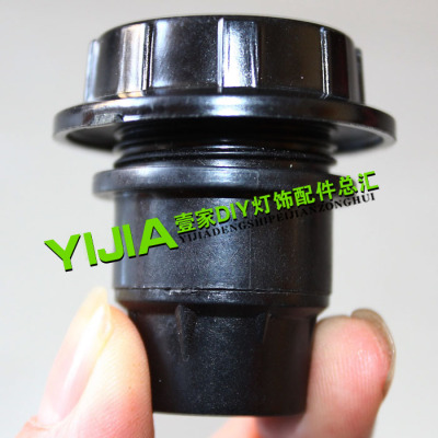 美规UL认证e12灯头灯座/台灯地灯DIY零部件/电木锁式E12半牙灯头