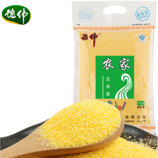 德伟粗玉米面窝窝头 粗粉馒头东北饼子锅贴发糕粗粮750克