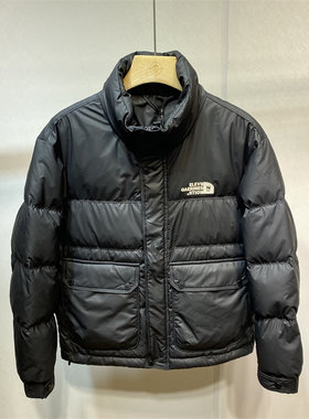 潮牌潮流立领短款免洗羽绒服