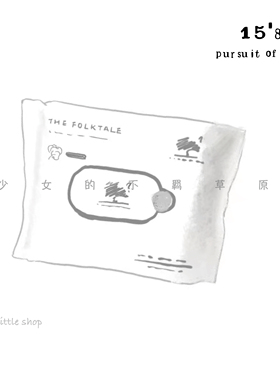 THE FOLKTALE生活故事美容巾纯棉柔肤洁面巾便携装30片