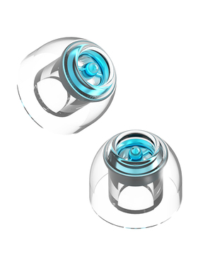 山灵SE100浅蓝色入耳式硅胶耳机套耳帽耳塞套胶圈套配件