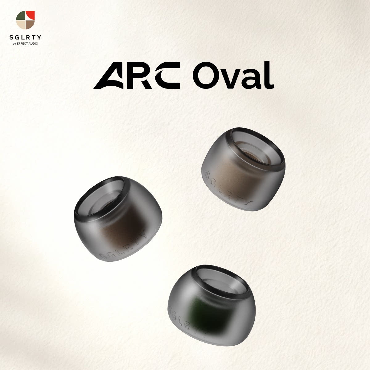 EFFECT AUDIO SGLRTY奇点 ARC Oval 弧形椭圆硅胶亲肤耳套EA耳塞