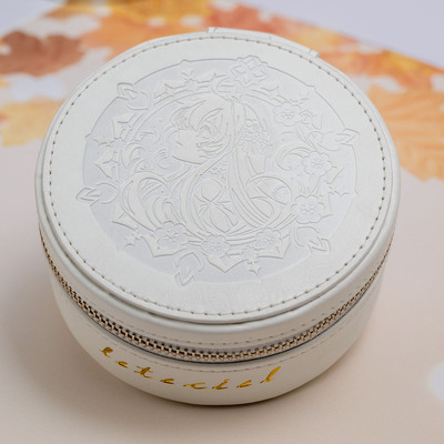 星见夏空LETECIEL 花的诗 大尺寸压花数码耳机线材配件收纳包盒