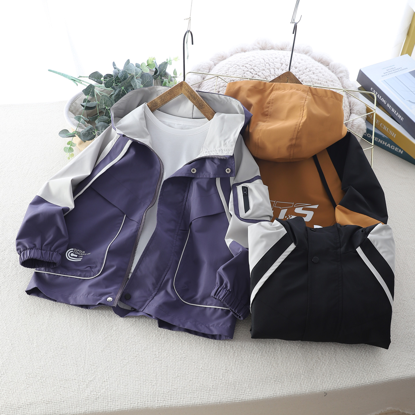 男童外套春秋款儿童冲锋衣