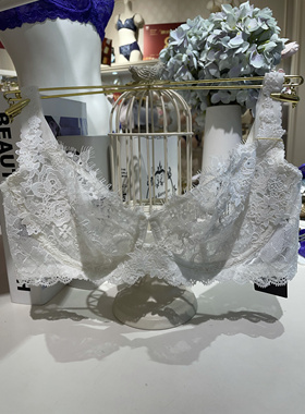 SALUTE莎露特LB3343 四分之三杯低V超薄显胸小性感蕾丝女文胸1980