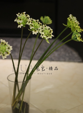 高枝梦幻花艺素材仿真天鹅绒优雅仿真花长枝装饰摆设植物花卉轻奢