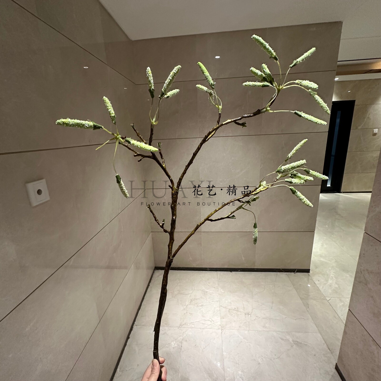 枯枝果枝仿真桑葚枝条野果浆果插花配材桌面花艺植物花卉