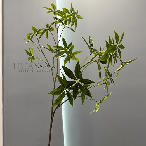 花艺精品仿真发财木植物造景